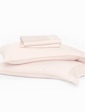 Buffy Breeze Lyocell Queen Sheet Set Blush New In Box